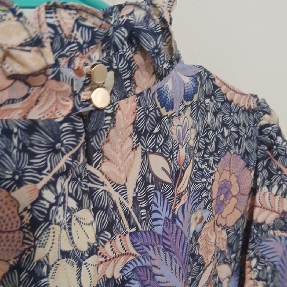 Julia Jordan Multicolor Floral Midi Dress - Picture 6 of 7